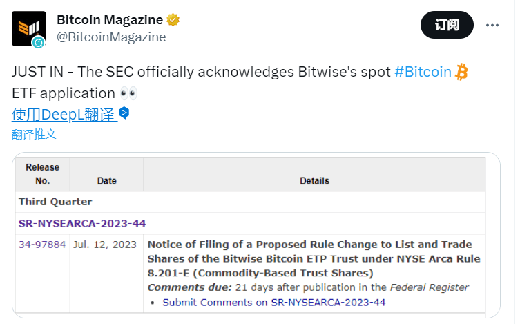 Bitwise Says SEC Open To ETFs Beyond Bitcoin, Ethereum As ETH ETFs Near ... Bitwise Says SEC Open To ETFs Beyond Bitcoin, Ethereum As ETH ETFs Near ...